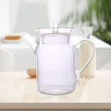 Maxbell Kitchen Glass Pitcher with Lid 350 ml Brewer Ice Drip Coffee Pot for Bar Clear