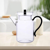 Maxbell Kitchen Glass Pitcher with Lid 350 ml Brewer Ice Drip Coffee Pot for Bar Black