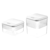 Maxbell Push Type Storage Bucket Dispenser Multifunctional Clear for Kitchen S