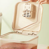 Maxbell Push Type Storage Bucket Dispenser Multifunctional Clear for Kitchen S