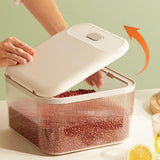 Maxbell Push Type Storage Bucket Dispenser Multifunctional Clear for Kitchen S