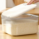 Maxbell Push Type Storage Bucket Dispenser Multifunctional Clear for Kitchen S