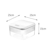 Maxbell Push Type Storage Bucket Dispenser Multifunctional Clear for Kitchen S