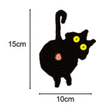 Maxbell Cute Coffee and Tea Drink Coaster Drink Mat for Table Drinks Decor Black