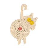 Maxbell Cute Coffee and Tea Drink Coaster Drink Mat for Table Drinks Decor White