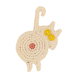 Maxbell Cute Coffee and Tea Drink Coaster Drink Mat for Table Drinks Decor White