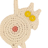 Maxbell Cute Coffee and Tea Drink Coaster Drink Mat for Table Drinks Decor White