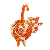 Maxbell Cute Coffee and Tea Drink Coaster Drink Mat for Table Drinks Decor Orange