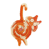 Maxbell Cute Coffee and Tea Drink Coaster Drink Mat for Table Drinks Decor Orange