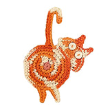 Maxbell Cute Coffee and Tea Drink Coaster Drink Mat for Table Drinks Decor Orange