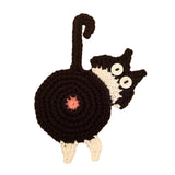 Maxbell Cute Coffee and Tea Drink Coaster Drink Mat for Table Drinks Decor Black White