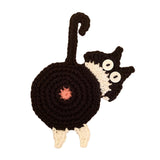 Maxbell Cute Coffee and Tea Drink Coaster Drink Mat for Table Drinks Decor Black White