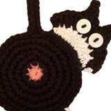 Maxbell Cute Coffee and Tea Drink Coaster Drink Mat for Table Drinks Decor Black White