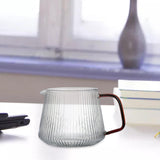 Maxbell Glass Coffee Sharing Pot Durable Portable for Restaurant Camping Household 600ml