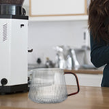 Maxbell Glass Coffee Sharing Pot Durable Portable for Restaurant Camping Household 600ml