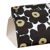 Maxbell Tissue Box Supplies Bedroom PU Leather Accessories Storage Living Room Black
