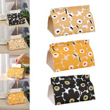 Maxbell Tissue Box Supplies Bedroom PU Leather Accessories Storage Living Room Black