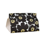 Maxbell Tissue Box Supplies Bedroom PU Leather Accessories Storage Living Room Black