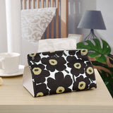 Maxbell Tissue Box Supplies Bedroom PU Leather Accessories Storage Living Room Black