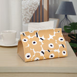 Maxbell Tissue Box Supplies Bedroom PU Leather Accessories Storage Living Room Apricot Color