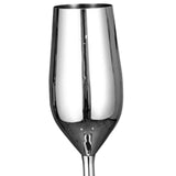 Maxbell Champagne Flute Glasses Stemware Desktop Drinking Vintage Style Argent