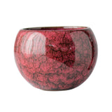 Maxbell Ceramic Tea Cup Drink Drinkware Vintage Style Tabletop Living Room Teacup Red