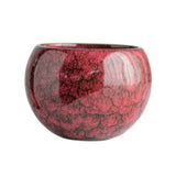 Maxbell Ceramic Tea Cup Drink Drinkware Vintage Style Tabletop Living Room Teacup Red