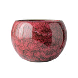 Maxbell Ceramic Tea Cup Drink Drinkware Vintage Style Tabletop Living Room Teacup Red
