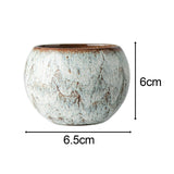 Maxbell Ceramic Tea Cup Drink Drinkware Vintage Style Tabletop Living Room Teacup White