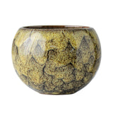 Maxbell Ceramic Tea Cup Drink Drinkware Vintage Style Tabletop Living Room Teacup Yellow
