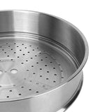 Maxbell Stainless Steel Steamer Basket Meat Cooking Steam Grid for restauran 28cm