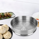 Maxbell Stainless Steel Steamer Basket Meat Cooking Steam Grid for restauran 30cm