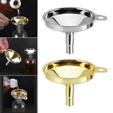 Maxbell with Handle Kitchen Funnel Cooking Supplies Universal for Spices Fluid Silver