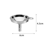 Maxbell with Handle Kitchen Funnel Cooking Supplies Universal for Spices Fluid Silver