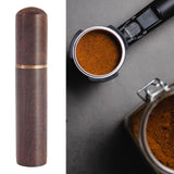 Maxbell Coffee Tamper Distributor Espresso Accessories Hand Tamper for Home Travel Style B Dark Brown