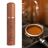 Maxbell Coffee Tamper Distributor Espresso Accessories Hand Tamper for Home Travel Style B Light Brown