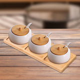 Maxbell Square Wooden Service Tray Dessert Tray Food Tray for Farmhouse Restaurants
