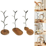 Maxbell Modern Cup Drying Rack Stand Coffee Mug Rack Cup Holder Tree for Home Bar Round Based