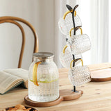 Maxbell Modern Cup Drying Rack Stand Coffee Mug Rack Cup Holder Tree for Home Bar Round Based