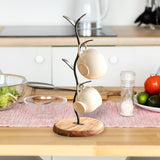 Maxbell Modern Cup Drying Rack Stand Coffee Mug Rack Cup Holder Tree for Home Bar Round Based