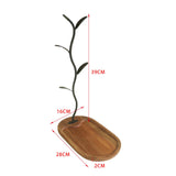 Maxbell Modern Cup Drying Rack Stand Coffee Mug Rack Cup Holder Tree for Home Bar Oval Based