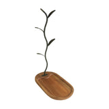 Maxbell Modern Cup Drying Rack Stand Coffee Mug Rack Cup Holder Tree for Home Bar Oval Based