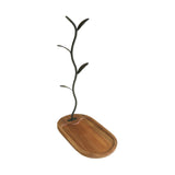 Maxbell Modern Cup Drying Rack Stand Coffee Mug Rack Cup Holder Tree for Home Bar Oval Based