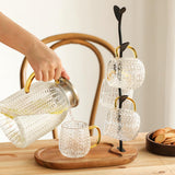 Maxbell Modern Cup Drying Rack Stand Coffee Mug Rack Cup Holder Tree for Home Bar Oval Based