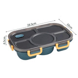 Maxbell Portable Lunch Box Bento Box Multifunctional for Hiking Camping Blue Without Bowl