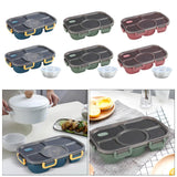 Maxbell Portable Lunch Box Bento Box Multifunctional for Hiking Camping Blue Without Bowl