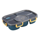 Maxbell Portable Lunch Box Bento Box Multifunctional for Hiking Camping Blue Without Bowl
