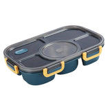 Maxbell Portable Lunch Box Bento Box Multifunctional for Hiking Camping Blue Without Bowl