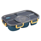 Maxbell Portable Lunch Box Bento Box Multifunctional for Hiking Camping Blue With Bowl