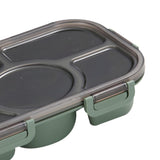 Maxbell Portable Lunch Box Bento Box Multifunctional for Hiking Camping Green Without Bowl